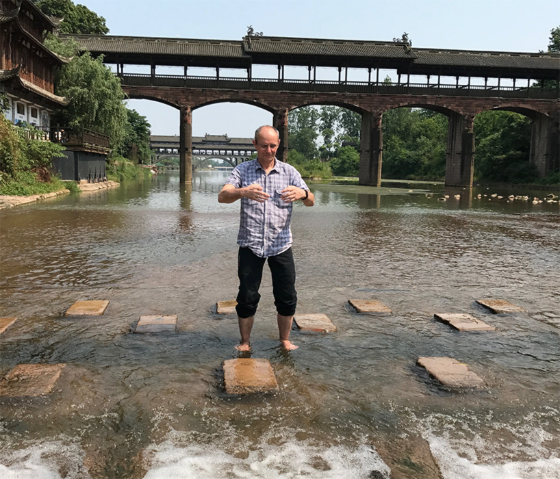 stehmeditation im wasser